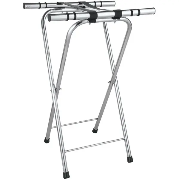 Dienbladstandaard | RVS | Antislip | Uitklapbaar | 520x410x800(h)mm