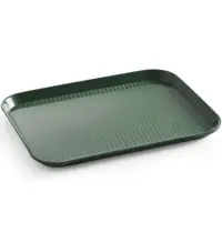 HENDI Dienblad | Polypropyleen | Groen | Stapelbaar | 345x265x20(h)mm 