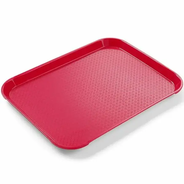 Dienblad | Polypropyleen | Rood | Stapelbaar | 345x265x20(h)mm