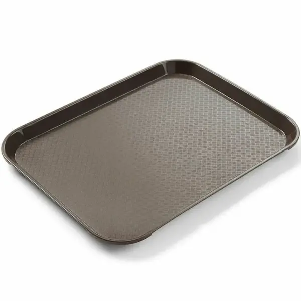 Dienblad | Polypropyleen | Bruin | Stapelbaar | 345x265x20(h)mm