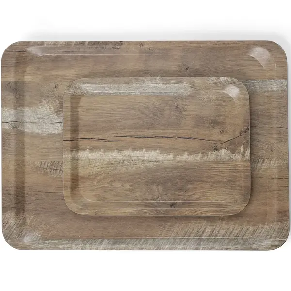 Dienblad | Melamine | Houtlook | Antislip | Stapelbaar | 340x240mm