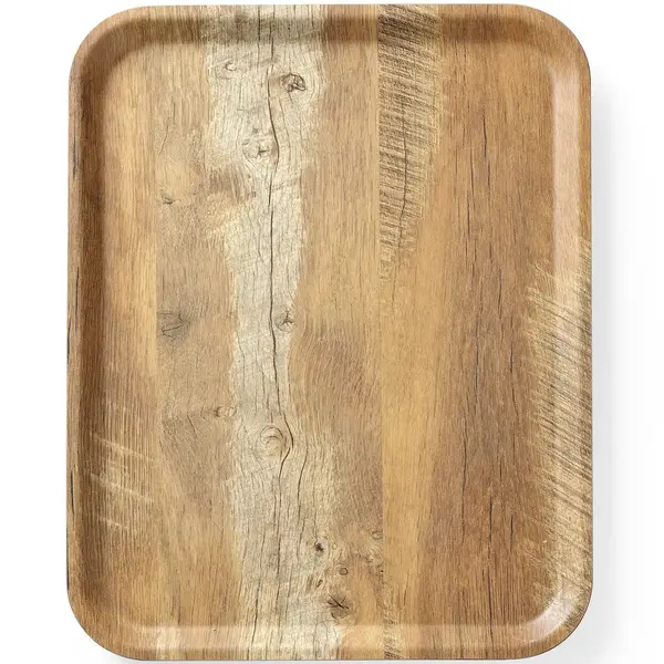 Dienblad | Melamine | Houtlook | Antislip | Stapelbaar | 430x330mm