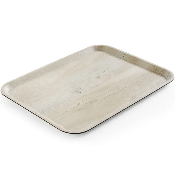 Dienblad | Melamine | Houtlook | Antislip | Stapelbaar | 430x330mm