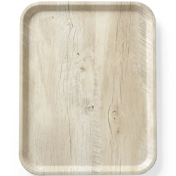 Dienblad | Melamine | Houtlook | Antislip | Stapelbaar | 430x330mm