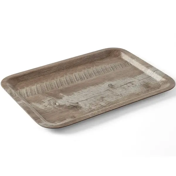 Dienblad | Melamine | Houtlook | Antislip | Stapelbaar | 340x240mm