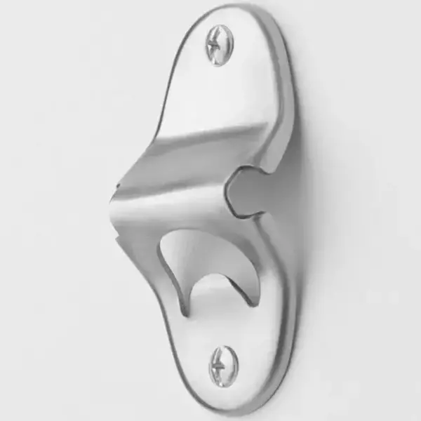 Flesopener | BarUp | RVS | Wandmodel | 105x50x25(h)mm
