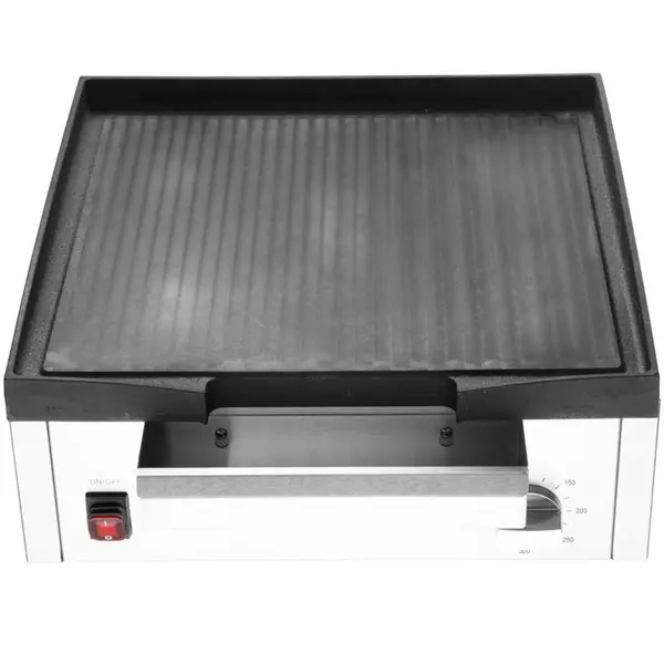 Bak-/Grillplaat | Elektrisch | Glad Oppervlak 385x280 (Gietijzer) | 50°C/300°C | 1.8kW (230V) | 430x320x203(h)mm