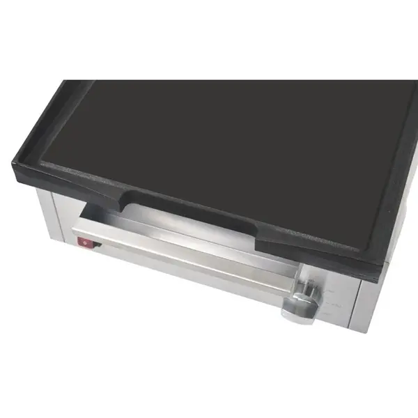 Bak-/Grillplaat | Elektrisch | Glad Oppervlak 385x280 (Gietijzer) | 50°C/300°C | 1.8kW (230V) | 430x320x203(h)mm