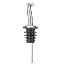 HENDI Doorschenkers | BarUp | RVS | Klapdeksel | 6 Stuks | Ø30x120(h)mm 