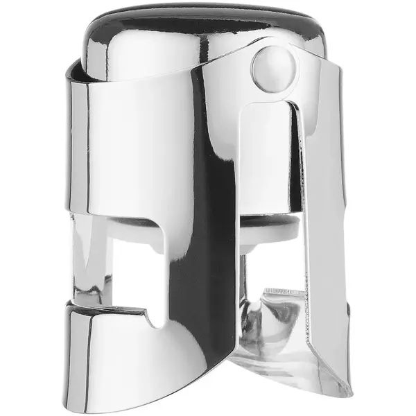 Champagnestopper | BarUp | RVS/Siliconen | 41x38x60(h)mm