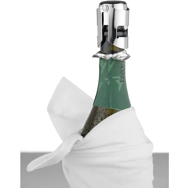 Champagnestopper | BarUp | RVS/Siliconen | 41x38x60(h)mm