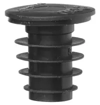 HENDI Flesstoppers | BarUp | Kunststof | Zwart | 6 Stuks | Ø31x31(h)mm 