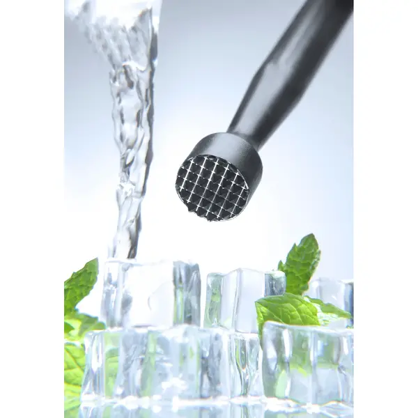 Cocktailstamper | BarUp | Kunststof | Zwart | Puntige Kop | Ø34x207mm