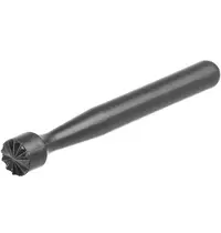 HENDI Cocktailstamper | BarUp | Kunststof | Zwart | Geribbelde Kop | Ø34x207mm 