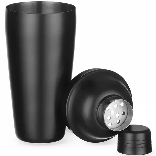 Cocktailshaker | BarUp | RVS | Zwart | 0.8L | Ø85x240(h)mm