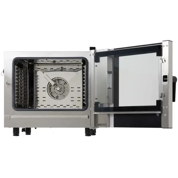 Combisteamer | Elektrisch | 6 Niveaus (1/1 GN) | 30°C/250°C | 7.2kW (400V) | Zelfreiniging | Touchscreen | 720x620x665(h)mm