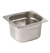 Vogue GN-bakkenset (5x 1/6 GN) | RVS | Hoogte 150mm