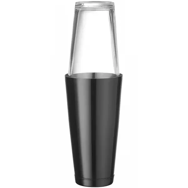 Boston Shaker Beker | BarUp | RVS | Zwart | 0.8L