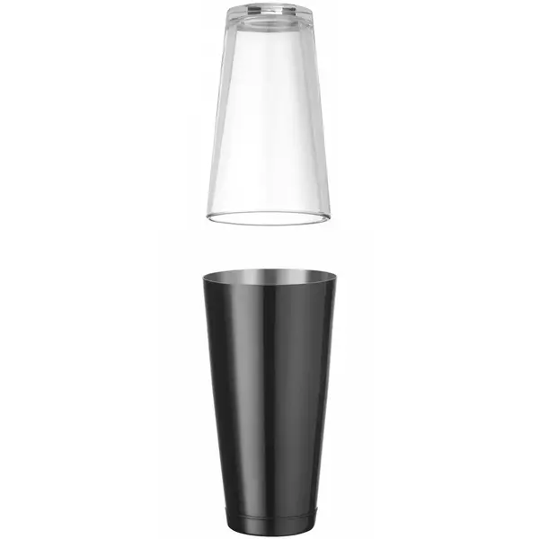 Boston Shaker Beker | BarUp | RVS | Zwart | 0.8L