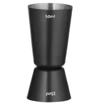 HENDI Barmaatje | BarUp | RVS | Zwart | 25/50ml | Ø45x86(h)mm 