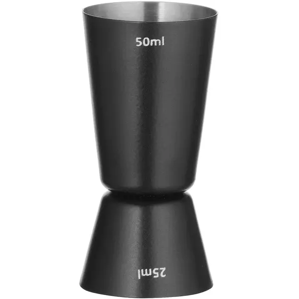 Barmaatje | BarUp | RVS | Zwart | 25/50ml | Ø45x86(h)mm