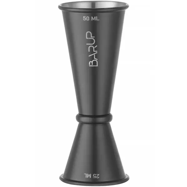 Barmaatje | BarUp | RVS | Zwart | 25/50ml | Ø44x110(h)mm