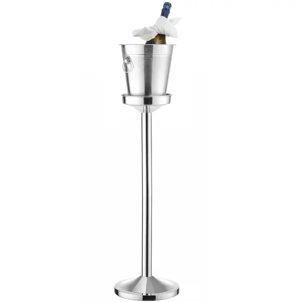 Wijnkoelerstandaard | BarUp | RVS | Ø185x750(h)mm