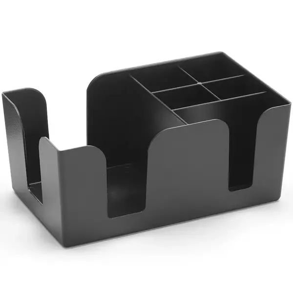 Bar Caddy | BarUp | Kunststof | Zwart | 6 Vakken | 240x145x105(h)mm