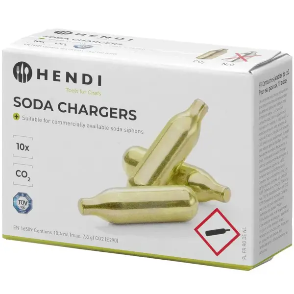 Koolzuurpatronen | Aluminium | 10 Stuks