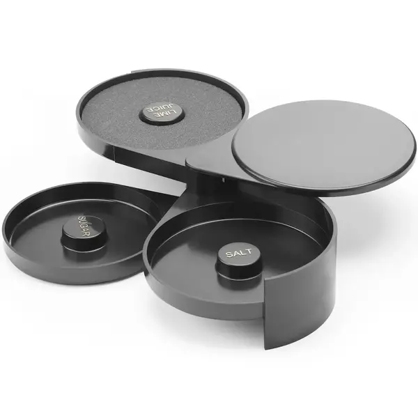 Glasrimmer | BarUp | Kunststof | 3 Compartimenten | 200x160x75(h)mm