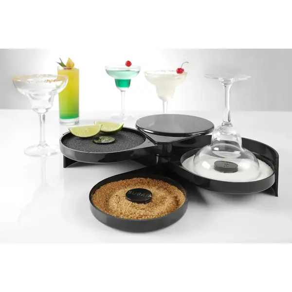 Glasrimmer | BarUp | Kunststof | 3 Compartimenten | 200x160x75(h)mm