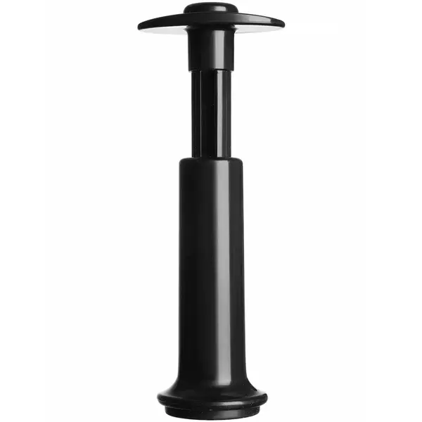 Wijnvacuümpomp | BarUp | Kunststof | Zwart | 2 Stoppers | 140x65x50(h)mm