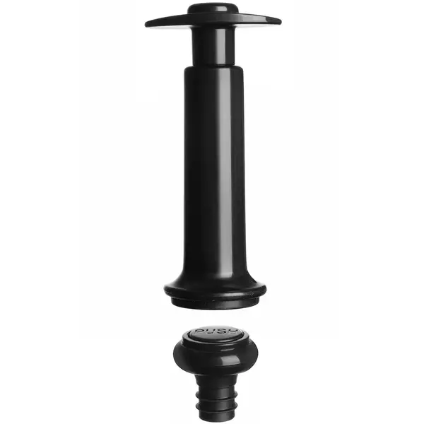 Wijnvacuümpomp | BarUp | Kunststof | Zwart | 2 Stoppers | 140x65x50(h)mm