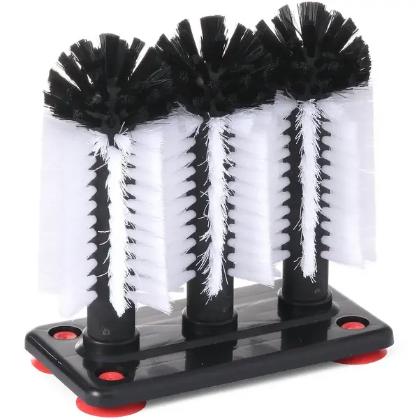 Glazenspoelborstel | BarUp | Kunststof | 3-delig | 190x100x180(h)mm