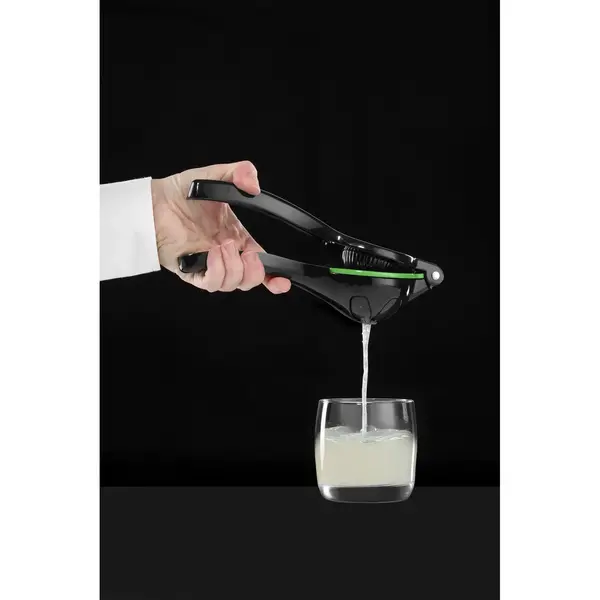 Citruspers | BarUp | Aluminium | Zwart | Handmatig | 225x80x55(h)mm