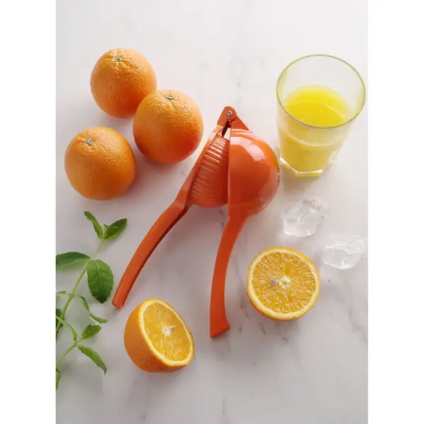 Citruspers | BarUp | Aluminium | Oranje | Sinaasappel | Handmatig | 232x91x60(h)mm