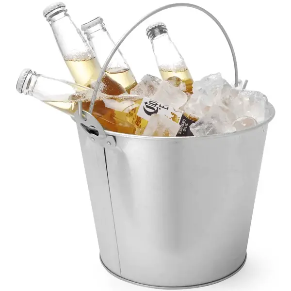 Bieremmer | Gegalvaniseerd Staal | Geïntegreerde flesopener | Per Stuk | Ø230x180(h)mm