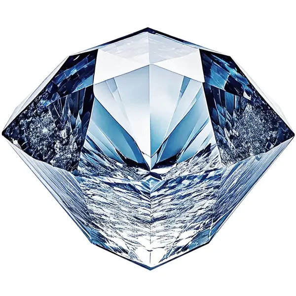 IJsblokjesvormen | BarUp | Siliconen | Blauw | 6 Edelsteenvormen | 2 Stuks | 190x105x30(h)mm