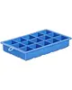 HENDI IJsblokjesvorm | BarUp | Siliconen | Blauw | 15 Kubusjes | 190x120x35(h)mm 