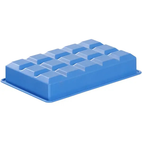 IJsblokjesvorm | BarUp | Siliconen | Blauw | 15 Kubusjes | 190x120x35(h)mm
