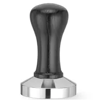 HENDI Koffie Tamper | Hout/RVS | Zwart | Ø58x95(h)mm 