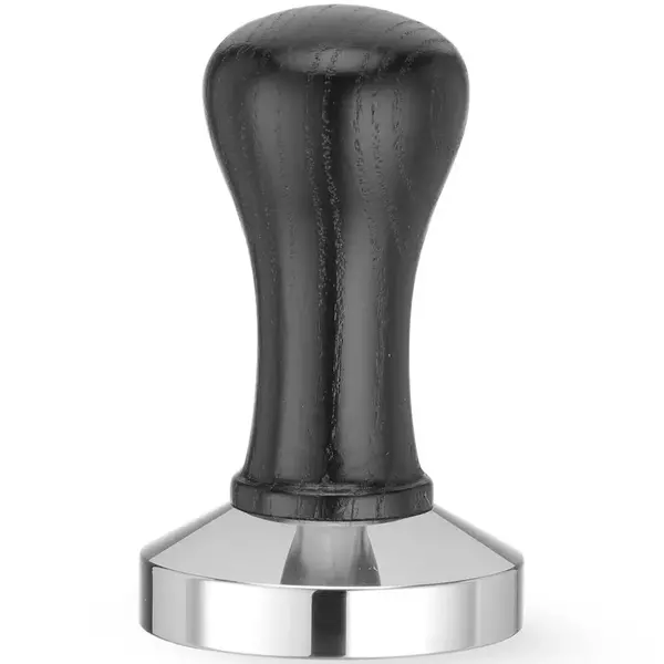 Koffie Tamper | Hout/RVS | Zwart | Ø58x95(h)mm