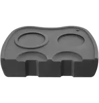 HENDI Tampmat | Siliconen | Zwart | Dubbel | 205x150x45(h)mm