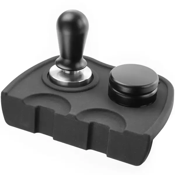 Tampmat | Siliconen | Zwart | Dubbel | 205x150x45(h)mm