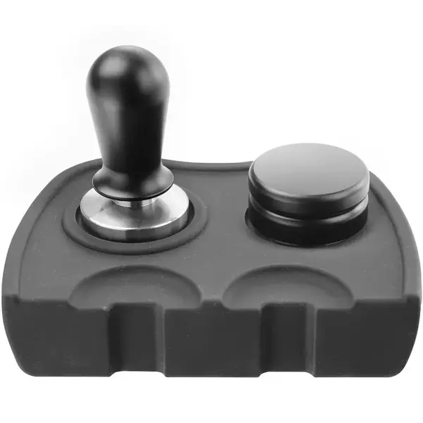 Tampmat | Siliconen | Zwart | Dubbel | 205x150x45(h)mm