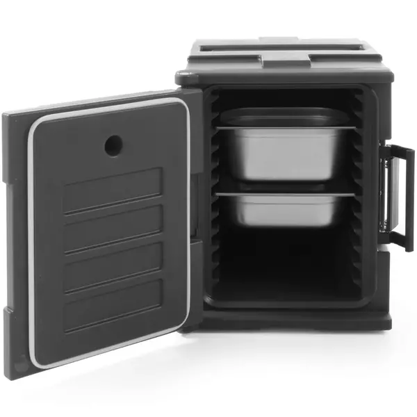 Thermo-Cateringcontainer | Kunststof | 2x 1/1 GN (200mm) | 680x477x620(h)mm