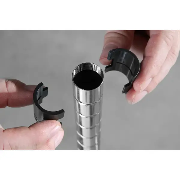 Opbergrek | Staal | Verchroomd | 5 Schappen (Verstelbaar) | Verstelbare Voeten | 910x455x1830(h)mm