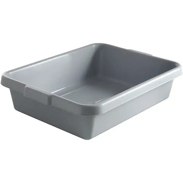 Afruimbak | Kunststof | Grijs | Handgrepen | 555x410x130(h)mm