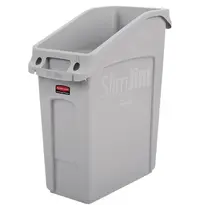 Rubbermaid Afvalbak | SLIM JIM | Kunststof | Grijs | 49L | Open | 564x283x662(h)mm