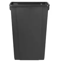 Jantex Afvalbak | Kunststof | Zwart | 80L | Open | 520x298x750(h)mm